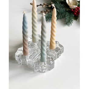 Crystal candleholder for 4 candles