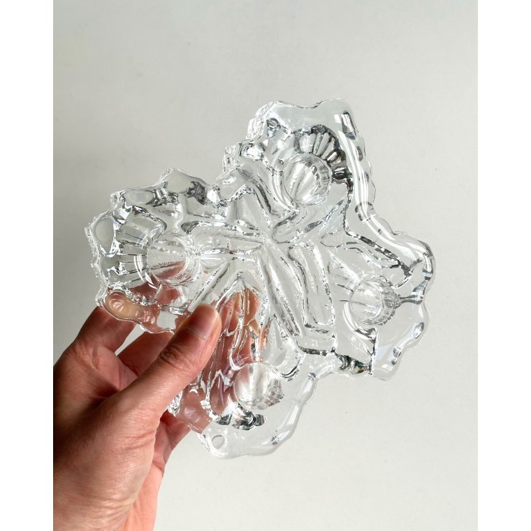 Krystalstage til 4 lys