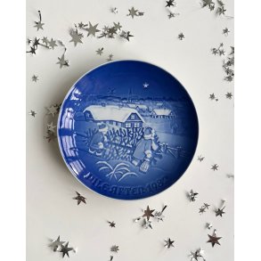 Bing and Grndahl Christmas platter, 1982