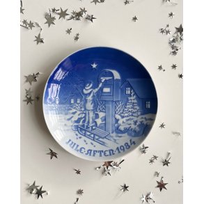 Bing and Grndahl Christmas platter, 1984