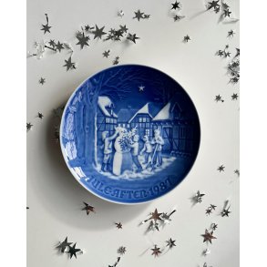 Bing and Grndahl Christmas platter, 1987