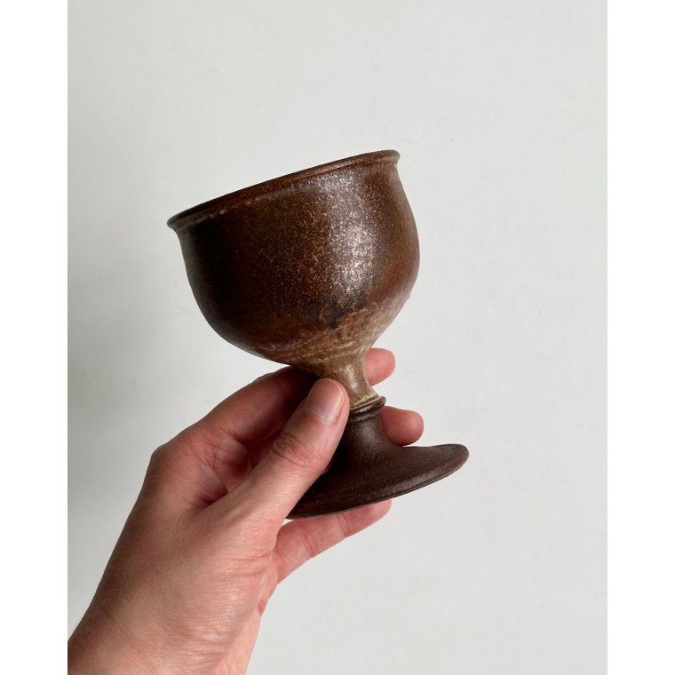 Keramikbger, vinglas, mrk glasur