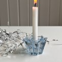 Star candleholder, light blue, NB
