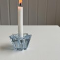 Star candleholder, light blue, NB