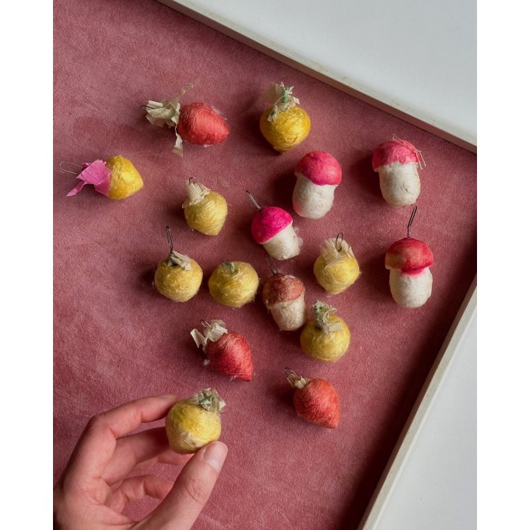 Gammel vatpynt, 16 stk samlet