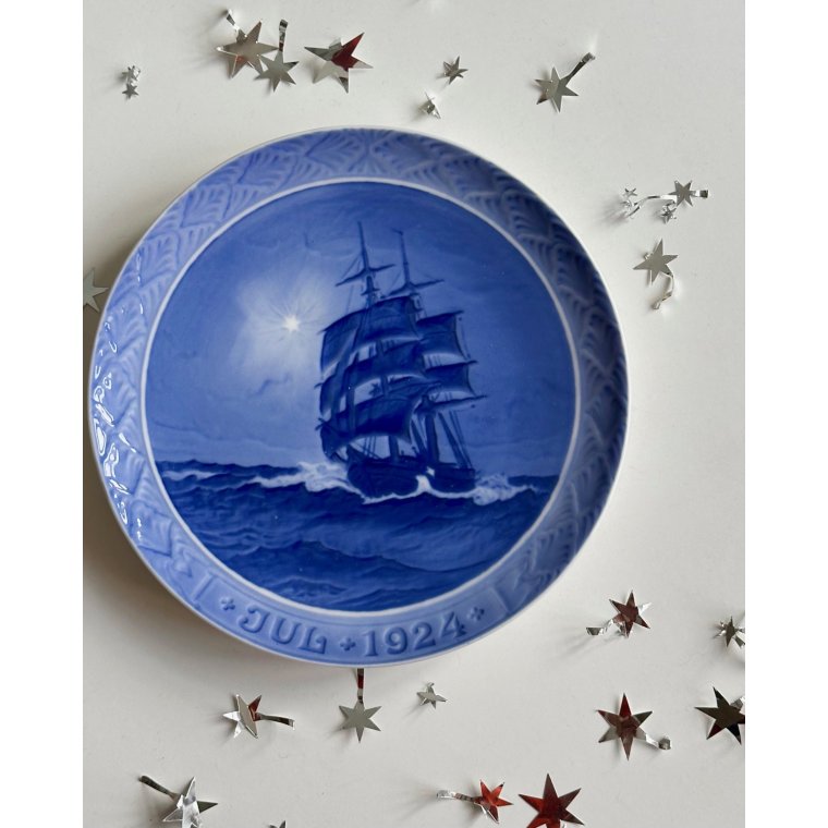 Royal Copenhagen juleplatte, 1924