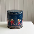 Patinated Christmas tin