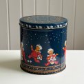 Patinated Christmas tin