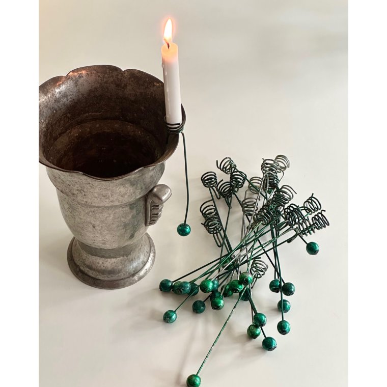 Juletrslyseholder, retro, 25 stk samlet