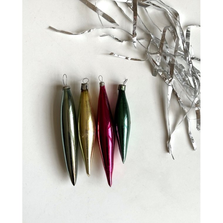 Glatte istapper, 4 stk samlet