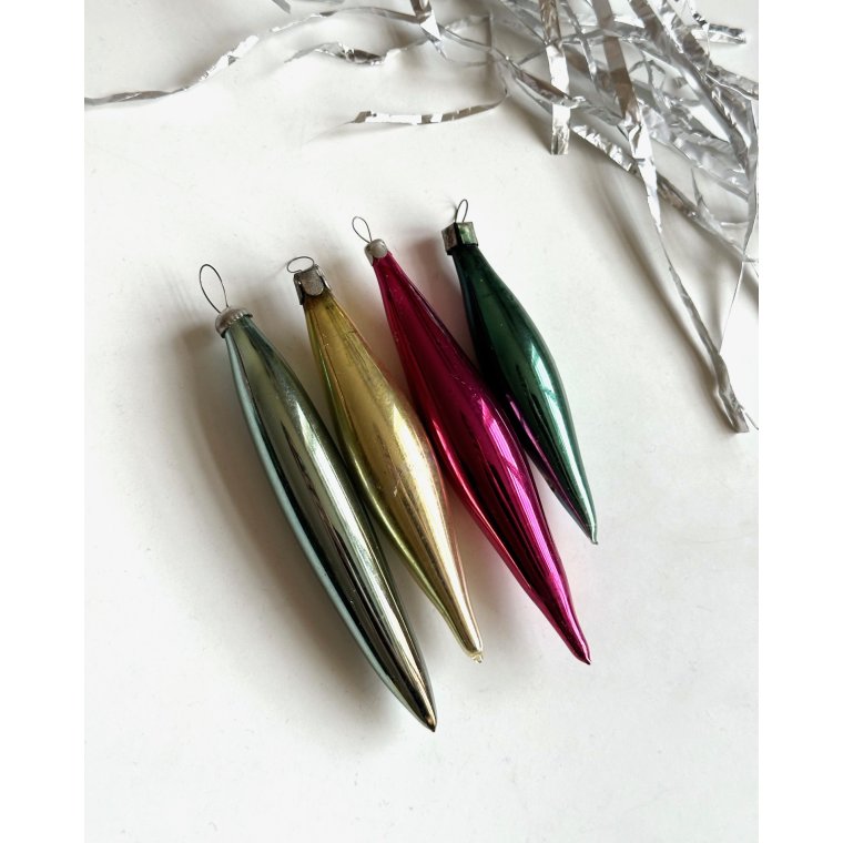 Glatte istapper, 4 stk samlet