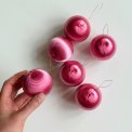Lyserde silkekugler, 6 stk samlet