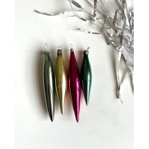 Smooth icicles, set of 4