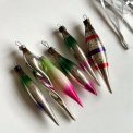Icicles w color, set of 6