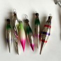 Icicles w color, set of 6