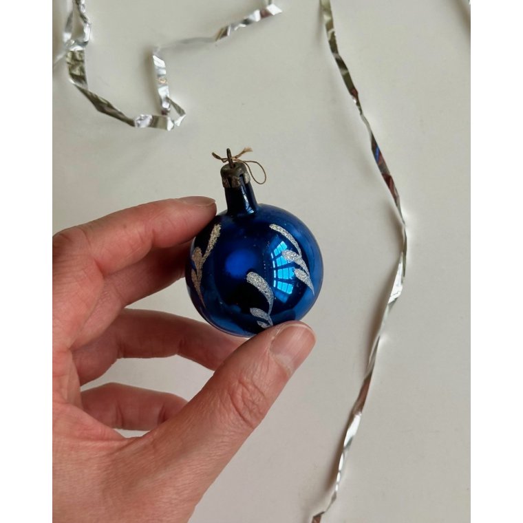 Gammel julekugle, lille bl