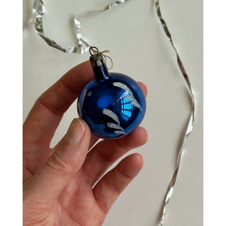 Gammel julekugle, lille bl