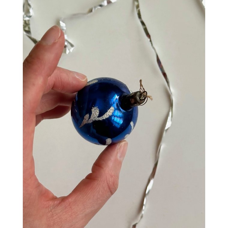 Gammel julekugle, lille bl