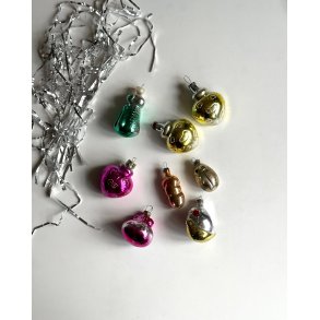 Vintage Christmas figures, bugs, set of 8