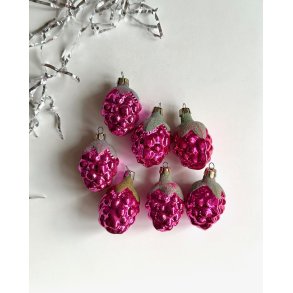 Purple grapes w green sugar, set of 7