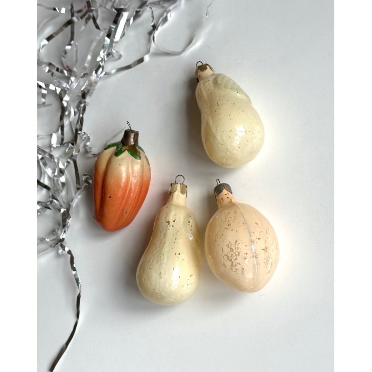 Pastel veggies, set of 4