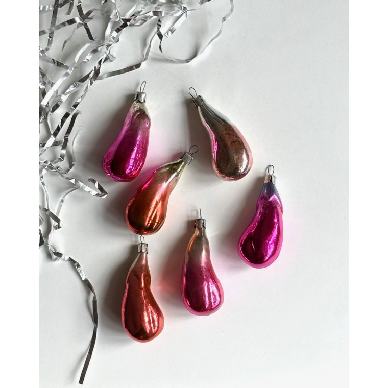 Small aubergines, set of 6