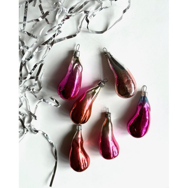 Small aubergines, set of 6