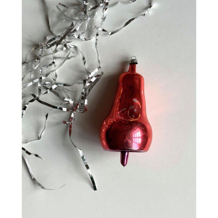 Big bell, peach w decor