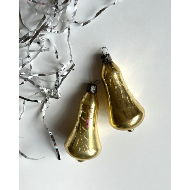 Golden bells, set of 2