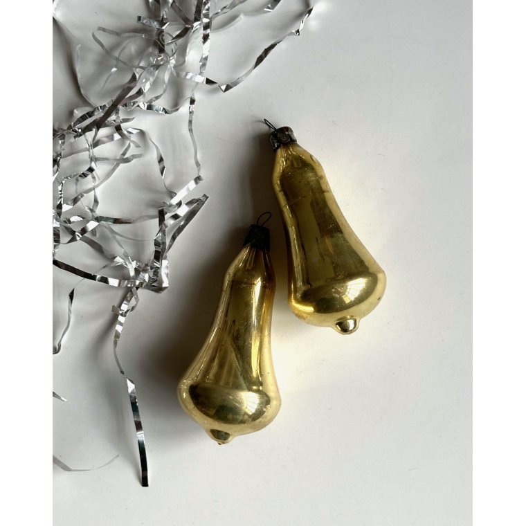 Golden bells, set of 2