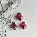 Pink mini lanterns, set of 3