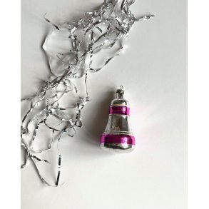 Big bell, silver w stripes