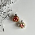 Christmas ornaments w stars, set of 2
