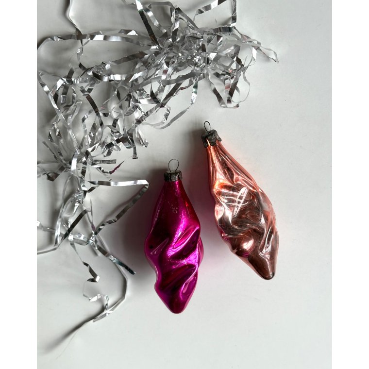 Swirly drops, set of 2