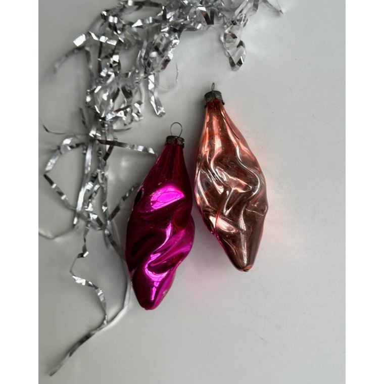 Swirly drops, set of 2