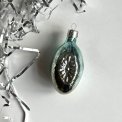 Ice blue ornament w reflector and decor