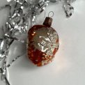 Slv/rustfarvet kugle m dekoration