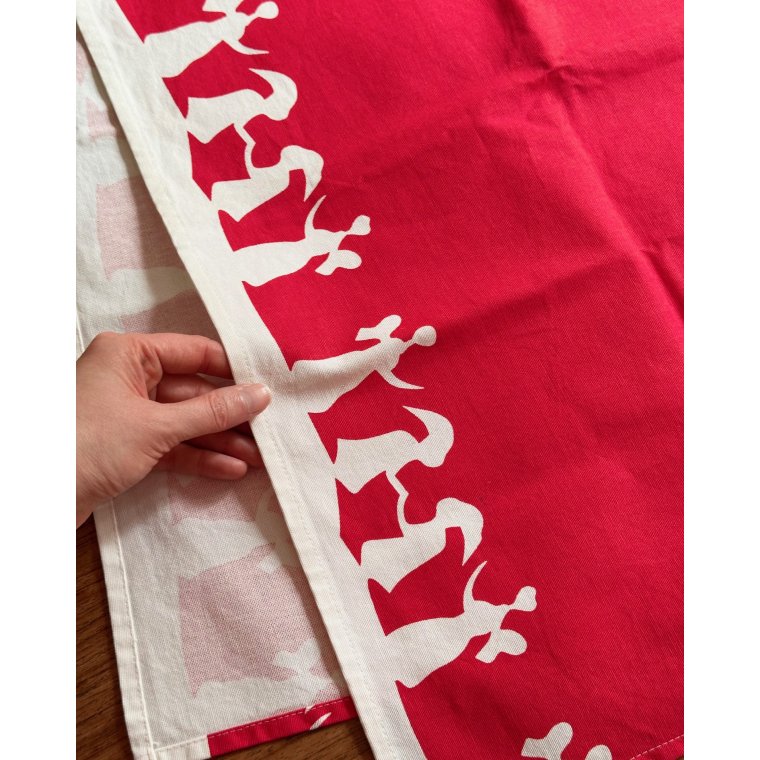 Sdahl bordlber, rdt print, 140 x 44,5 cm