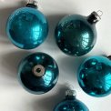 Samling af julekugler, bl, 5 stk samlet