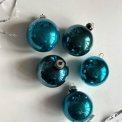 Samling af julekugler, bl, 5 stk samlet