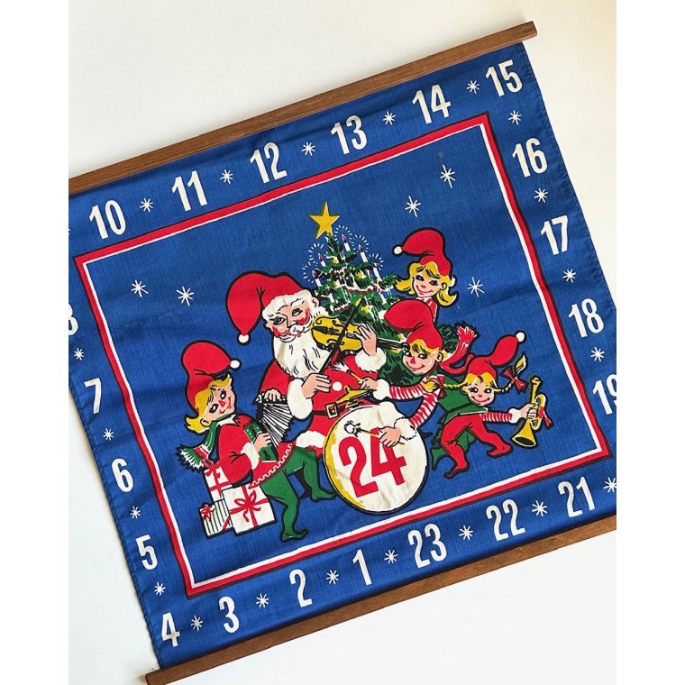 Julekalender, bl m ophng