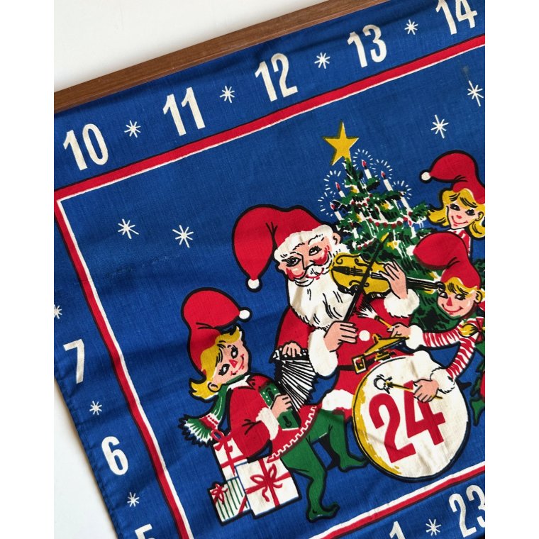 Julekalender, bl m ophng