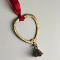 Brass heart w bell