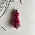 Edgy pink ornament
