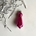 Edgy pink ornament