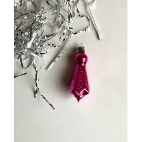 Edgy pink ornament