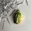 Vintage julekugle, grn druefyr, Cipollino