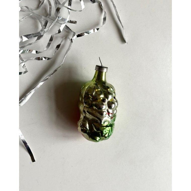 Vintage julekugle, slv druefyr, Cipollino