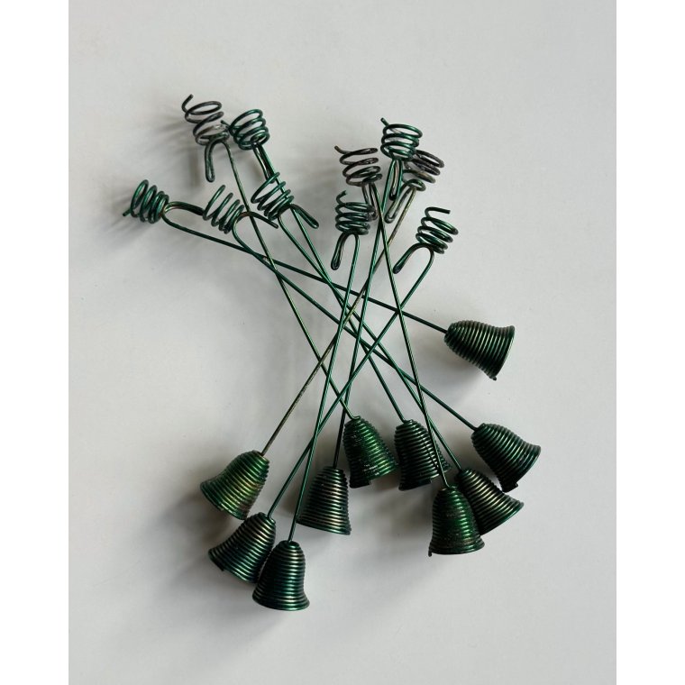 Juletrslyseholdere, retro, 10 stk samlet