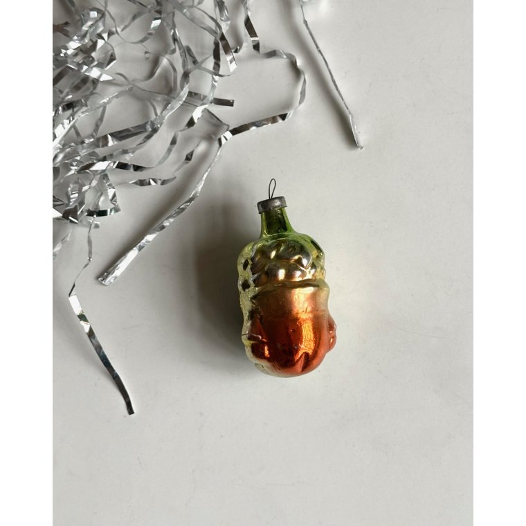 Vintage julekugle, slv druefyr, Cipollino